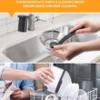 Juicer with 800W Motor, GDOR Juicer Machine with 3” Feed Chute, BPA-Free, White Juicer with 800W Motor, GDOR Juicer Machine with 3” Feed Chute, Dual Speeds Juice Maker for Fruits and Veggies, Anti-Drip Function Centrifugal Juicer, Include Cleaning Brush, BPA-Free, White - 6