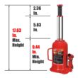 Big Red 20-Ton Welded Bottle Jack - T92003B Big Red 20-Ton Welded Bottle Jack - T92003B