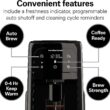 Hamilton Beach One Press Programmable Dispensing Drip Coffee Maker with 12 Cup Internal Brew Pot, Removable Water Reservoir, Black Next Gen (47600) - 7