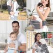 Baby Carrier with Hip Seat, Mumgaroo Baby Carrier Newborn to Toddler All Seasons & All Position Hip Baby Carrier with Hood & Extra Safety Belt, Baby Holder Carrier for Breastfeeding, Infant & Toddler - 9