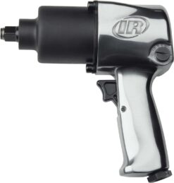 Ingersoll Rand 231C 1/2” Drive Air Impact Wrench – Lightweight, Max 600 ft-lbs Torque Output, Adjustable Power, Twin Hammer, Silver, 3.4 x 8.2 x 8.8 inches - 1