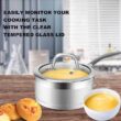 Duxtop Professional Stainless Steel Sauce Pan with Lid, Kitchen Cookware, Induction Pot with Impact-bonded Base Technology, 2.5 Quart - 4