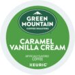 Green Mountain Coffee Roasters Caramel Vanilla Cream, Single-Serve Keurig K-Cup Pods, Flavored Light Roast Coffee, 72 Count