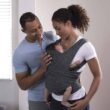 Boppy Baby Carrier- Adjustable ComfyFit, Heathered Gray, Hybrid Wrap with New Arm Straps to Fit More Bodies, 3 Carrying Positions, 0m+ 8-35lbs, Soft Yoga-Inspired Fabric Storage Pouch - 5