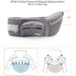 Baby Carrier with Hip Seat, Mumgaroo Baby Carrier Newborn to Toddler All Seasons & All Position Hip Baby Carrier with Hood & Extra Safety Belt, Baby Holder Carrier for Breastfeeding, Infant & Toddler - 3