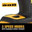 DEWALT 20V MAX XR Impact Driver, Brushless, 1/4", 3-Speed, Bare Tool Only (DCF845B), Yellow, Black