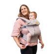 LÍLLÉbaby Complete All Seasons Ergonomic 6-in-1 Baby Carrier Newborn to Toddler - with Lumbar Support - for Children 7-45 Pounds - 360 Degree Baby Wearing - Inward & Outward Facing - Stone - 9