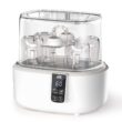 Bottle Sterilizer and Dryer, Fast Electric Steam Sterilizer and Dryer for Baby Bottles Pacifier Breast Pump, Dries Faster Large Capacity Holds 6 Bottles, LED Display Auto-Off Baby Bottle Washer - 1
