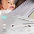 Moby Easy-Wrap Carrier | Baby Carrier and Wrap in One for Mothers, Fathers, and Caregivers | Designed for Newborns, Infants, and Toddlers | Holder Can Carry Babies up to 33 lbs | Smoked Pearl - 4