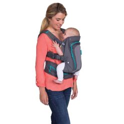 Infantino Carry On Carrier - Ergonomic, Expandable, face-in and face-Out, Front and Back Carry for Newborns and Older Babies 8-40 lbs - 1