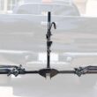 MaxxHaul 50027 Hitch Mount Bike Rack Platform Style 2-Bike Rack for Cars Trucks SUVs Minivans with Hitch Tightener - 2