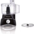 Hamilton Beach Food Processor & Vegetable Chopper for Slicing, Shredding, Mincing, and Puree, 8 Cup, Black - 9