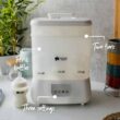 Tommee Tippee Steridryer Electric Steam Sterilizer and Dryer for Baby Bottles and Accessories, Kills Viruses* and 99.9% of Bacteria, White - 2