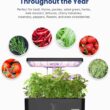 iDOO Hydroponics Growing System, 12pods Indoor Garden Plant Germination Kit with LED Grow Light, Auto Timer, Fan, Adjustable Height Hydrophonic Planter Gardening Gift Harvest Green - 9