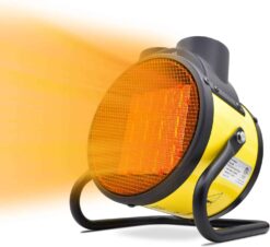 Electric Patio Heater - Greenhouse Fan Heater Portable Space Heater, Adjustable Thermostat, for Greenhouse, Garage, Office, Workplace, PTC Fast Heating, Electric Ceramic Heaters,Metal Base - 1