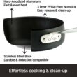 All-Clad HA1 Hard Anodized Nonstick SaucePan 2.5 Quart Induction Oven Broiler Safe 500F, Lid Safe 350F Pots and Pans, Cookware Black - 2