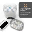 Baby Brezza 4 in 1 Baby Bottle Sterilizer Machine – Largest Capacity Electric Steam Sterilization – Pacifiers, Breast Pump Parts + Universal Sterilizing for All Bottles: Plastic, Glass, Large, Small - 3