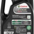 Castrol EDGE High Mileage 0W-20 Advanced Full Synthetic Motor Oil, 5 Quarts