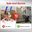Ladder Leveler,Pitch Hopper, Ladder Stabilizer, Stair Ladder with Storage, Ladder Leveling Tool,Ladder Jacks,Easy to Use,Stable Platform for All Surfaces,Extension Ladder Accessories for Uneven Ground - 2