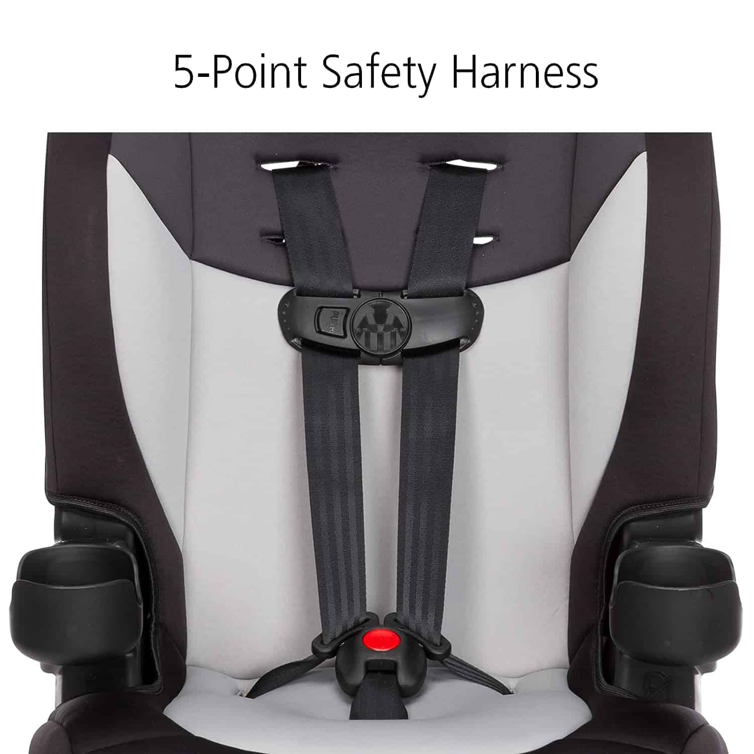 Safety 1st Grand 2-in-1 Booster Car Seat, Forward-Facing with Harness, 30-65 pounds and Belt-Positioning Booster, 40-120 pounds, Black Sparrow Safety 1st Grand 2-in-1 Booster Car Seat, Forward-Facing with Harness, 30-65 pounds and Belt-Positioning Booster, 40-120 pounds, Black Sparrow - 2