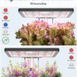 iDOO Hydroponics Growing System, 12pods Indoor Garden Plant Germination Kit with LED Grow Light, Auto Timer, Fan, Adjustable Height Hydrophonic Planter Gardening Gift Harvest Green - 4