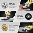Mini Circular Saw, ENVENTOR 4.8A Electric Circular Saw Corded with Laser Guide, 4000RPM, 3 Saw Blades 3-3/8