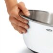 OXO Good Grips 3-Piece Stainless-Steel Mixing Bowl Set, White - 8