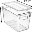 ClearSpace Plastic Storage Bins with Lids – Perfect Kitchen Organization or Pantry Fridge Organizer, and Bins, Cabinet Organizers - 6