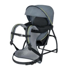 Chicco SmartSupport Aluminum Frame Backpack Carrier, Lightweight Baby Backpack Carrier | Solar/Grey - New Model - 1