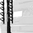 Retrospec Lenox 2-5 - Bike Hitch Rack for Cars, Trucks, SUVs with 2” Hitch | Foldable Steel Frame with Anti-Rattle Adapter, Tie Down Cradles and Straps - Fits Most Frames - 7