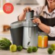 Mueller Juicer Ultra Power, Easy Clean Extractor Press Centrifugal Juicing Machine, Wide 3