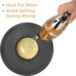 Wildone Mixing Bowls Set of 5, Stainless Steel Nesting Bowls with Airtight Lids Wildone Mixing Bowls Set of 5, Stainless Steel Nesting Bowls with Airtight Lids, 3 Grater Attachments, Measurement Marks & Non-Slip Bottoms, Size 5, 3, 2, 1.5, 0.63 QT, Great for Mixing & Serving - 4