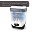 Baby Brezza 4 in 1 Baby Bottle Sterilizer Machine – Largest Capacity Electric Steam Sterilization – Pacifiers, Breast Pump Parts + Universal Sterilizing for All Bottles: Plastic, Glass, Large, Small - 4