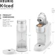 Keurig K-Iced Single Serve Coffee Maker - Brews Hot and Cold - White - 9