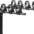 Retrospec Lenox 2-5 - Bike Hitch Rack for Cars, Trucks, SUVs with 2” Hitch | Foldable Steel Frame with Anti-Rattle Adapter, Tie Down Cradles and Straps - Fits Most Frames - 6