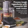 Hamilton Beach Big Mouth Duo Plus 12 Cup Food Processor & Vegetable Chopper with Additional Mini 4 Cup Bowl, Black (70580) - 6