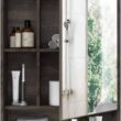 ChooChoo Bathroom Wall Mirror Cabinet, Medicine Cabinet, Grey ChooChoo Bathroom Wall Mirror Cabinet, Medicine Cabinet with Single Door and Adjustable Shelf, Over The Toilet Space Saver Storage Cabinet, Grey - 6