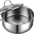 Cooks Standard Dutch Oven Casserole with Glass Lid, 7-Quart Classic Stainless Steel Stockpot, Silver - 6