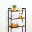 HOOBRO Over The Toilet Storage, 3-Tier Industrial Bathroom Organizer, Shelves with Adjustable Feet, Easy to Assembly, Rustic Brown BF41TS01 - 6