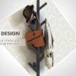 PREMIUM RACKS Coat Rack & Hat Rack - Modern Design - Wall Mounted - Stylish - (Black) - 4