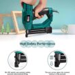 Electric Brad Nailer, NEU MASTER NTC0040 Electric Nail Gun/Staple Gun for Upholstery, Carpentry and Woodworking Projects, 1/4'' Narrow Crown Staples 200pcs and Nails 800pcs Included - 5
