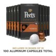 Peet's Coffee, Dark Roast Espresso Pods Compatible with Nespresso Original Machine, Ristretto Intensity 10, 100 Count (10 Boxes of 10 Espresso Capsules) - 2