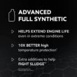 Mobil 1 Advanced Full Synthetic Motor Oil 5W-30, 6-pack of 1 quarts - 10