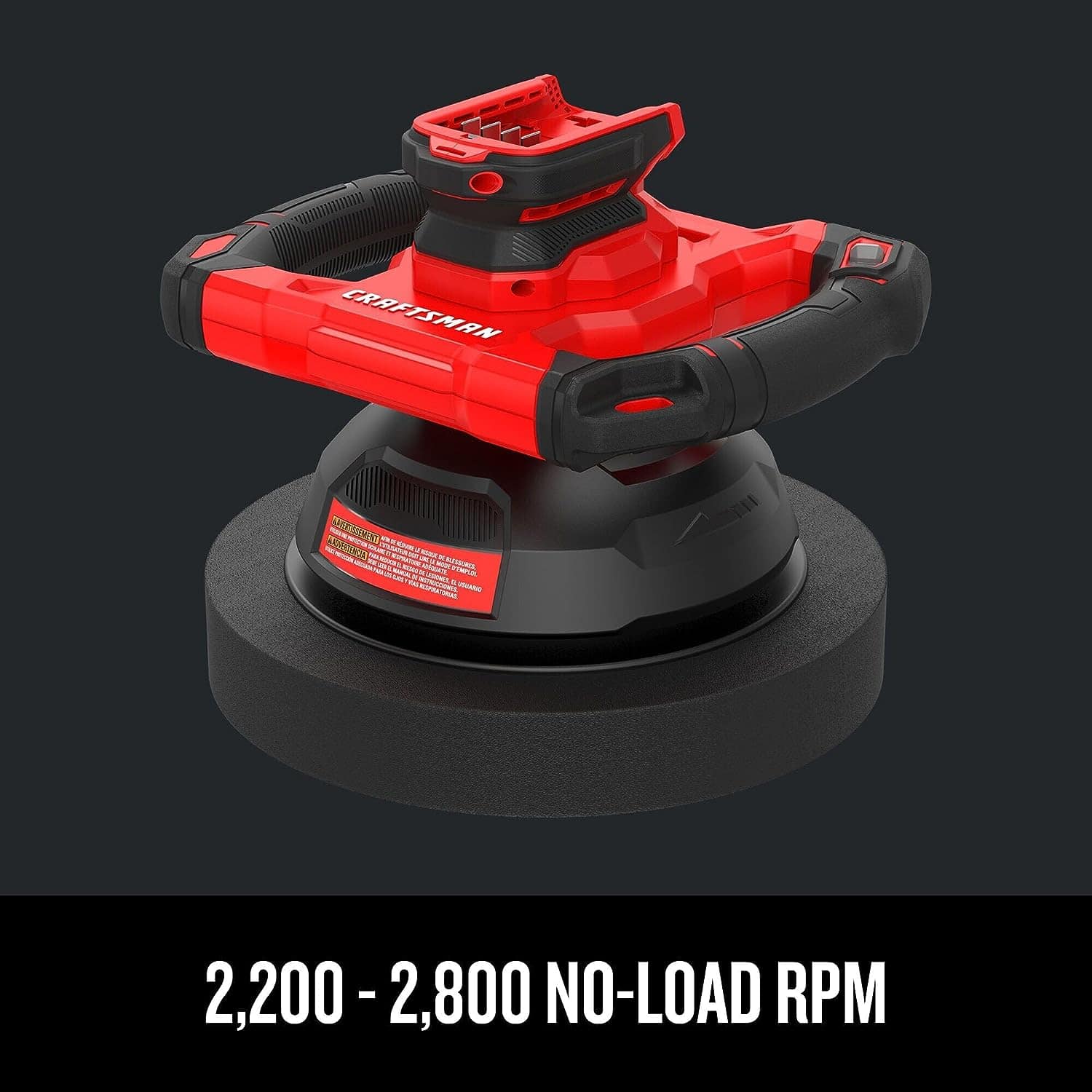 CRAFTSMAN V20 Cordless Polisher, 10 inch, 2800 OPM, Bare Tool Only (CMCE100B) CRAFTSMAN V20 Cordless Polisher, 10 inch, 2800 OPM, Bare Tool Only (CMCE100B) - 4