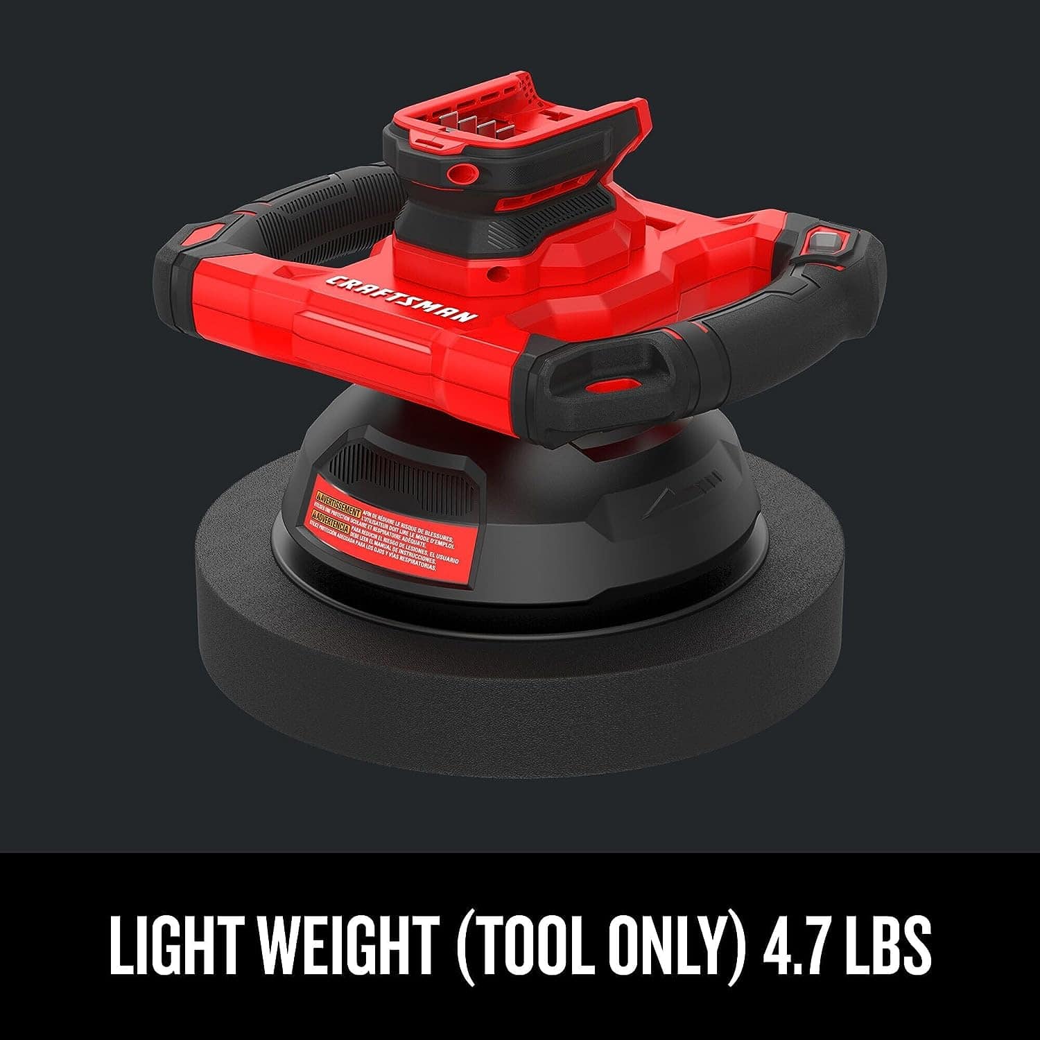 CRAFTSMAN V20 Cordless Polisher, 10 inch, 2800 OPM, Bare Tool Only (CMCE100B) CRAFTSMAN V20 Cordless Polisher, 10 inch, 2800 OPM, Bare Tool Only (CMCE100B) - 3