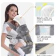 Baby Carrier with Hip Seat, Mumgaroo Baby Carrier Newborn to Toddler All Seasons & All Position Hip Baby Carrier with Hood & Extra Safety Belt, Baby Holder Carrier for Breastfeeding, Infant & Toddler - 5