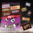 Assorted SNICKERS, M&M'S, TWIX, MILKY WAY & 3 MUSKETEERS Mixed Chocolate Bulk Halloween Candy - 77.63oz/250 Pieces