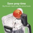 Hamilton Beach Stack & Snap Food Processor and Vegetable Chopper, BPA Free, Stainless Steel Blades, 14 Cup + 4-Cup Mini Bowls, 3-Speed 500 Watt Motor, Black (70585) - 4