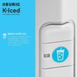 Keurig K-Iced Single Serve Coffee Maker - Brews Hot and Cold - White - 4