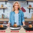 Elite Gourmet EMG6505G Smokeless Indoor Electric BBQ Grill Elite Gourmet EMG6505G Smokeless Indoor Electric BBQ Grill with Glass Lid, Dishwasher Safe, Nonstick, Adjustable Temperature, Fast Heat Up, Low-Fat Meals Easy to Clean Design - 6